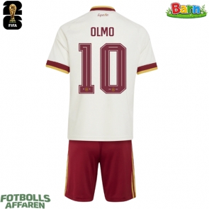 Spanien Dani Olmo #10 Bortaställ Barn VM 2026 Kortärmad (+ Korta byxor)